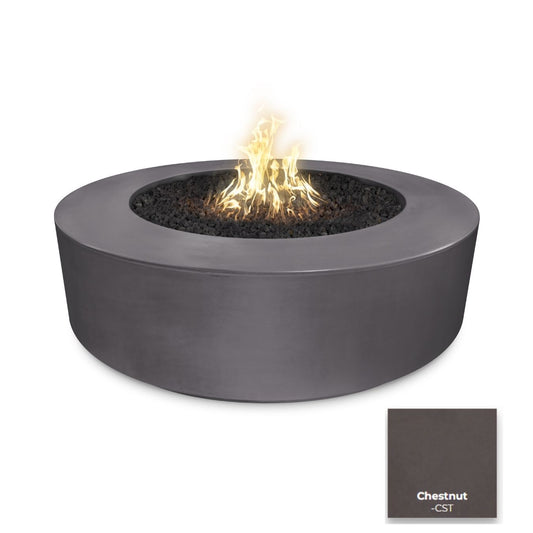 Florence Concrete Fire Pit 72" by The Outdoor Plus - Free Cover Included | American Fire Features