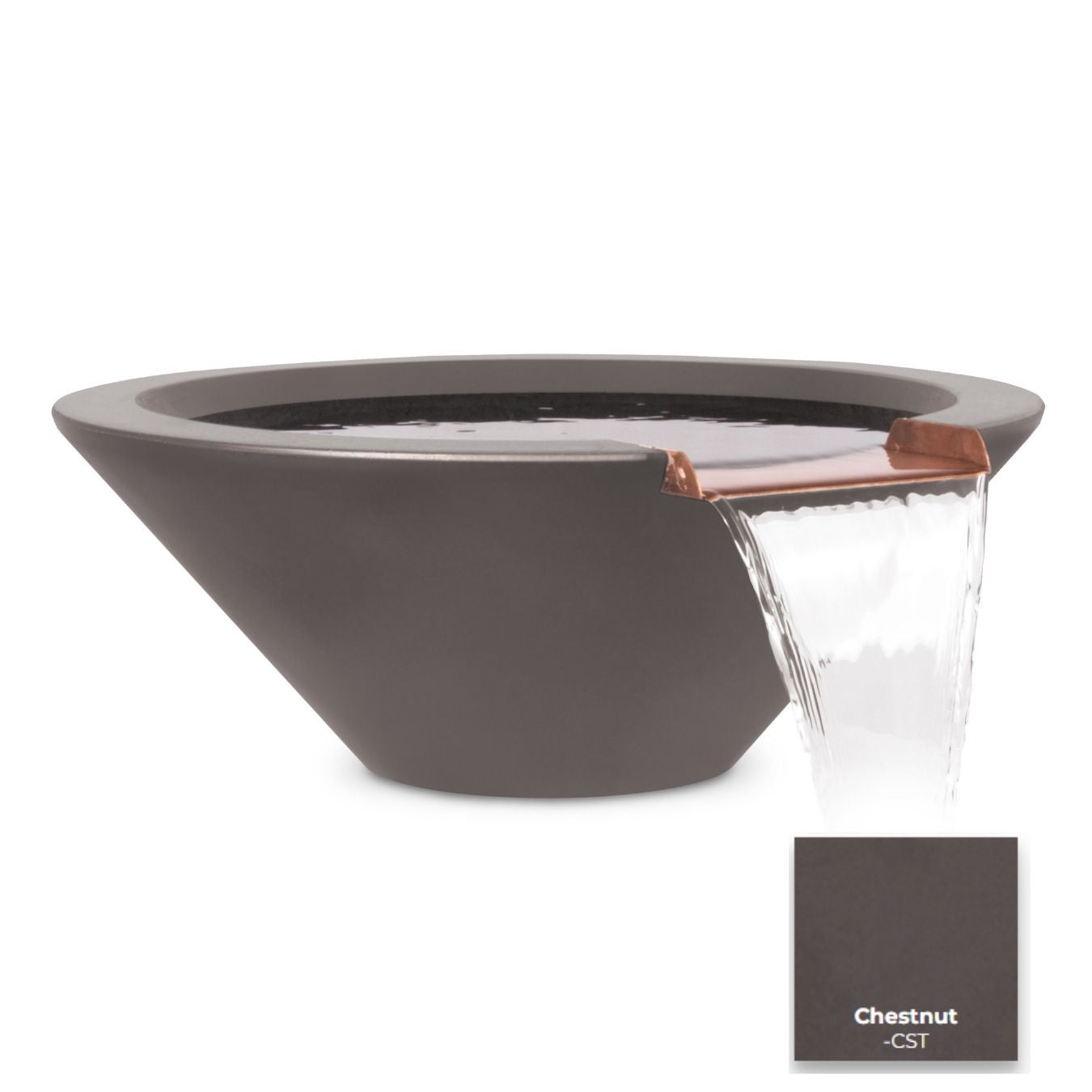 Cazo Concrete Water Bowl by The Outdoor Plus - Free Cover Included