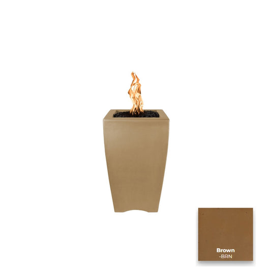 Baston Concrete Fire Pillar by The Outdoor Plus - Free Cover Included | American Fire Features 