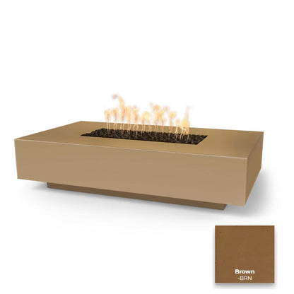 Cabo Linear Concrete Fire Pit by The Outdoor Plus - Free Cover Included