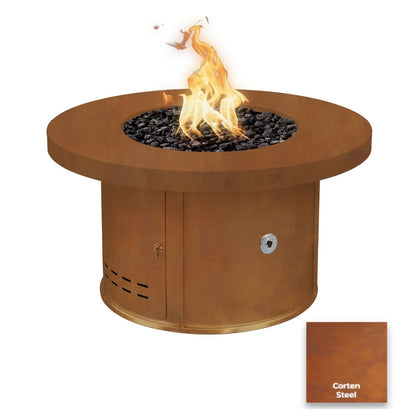 Mabel Metal Fire Table by The Outdoor Plus - Free Cover Included