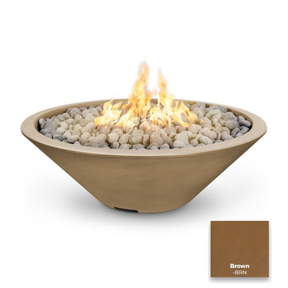 Cazo Concrete Fire Pit Narrow Ledge by The Outdoor Plus - Free Cover Included