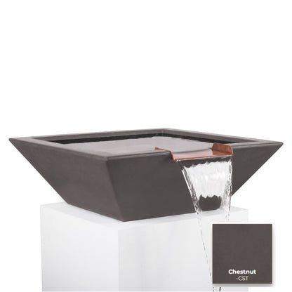 Maya Concrete Water Bowl by The Outdoor Plus - Free Cover Included