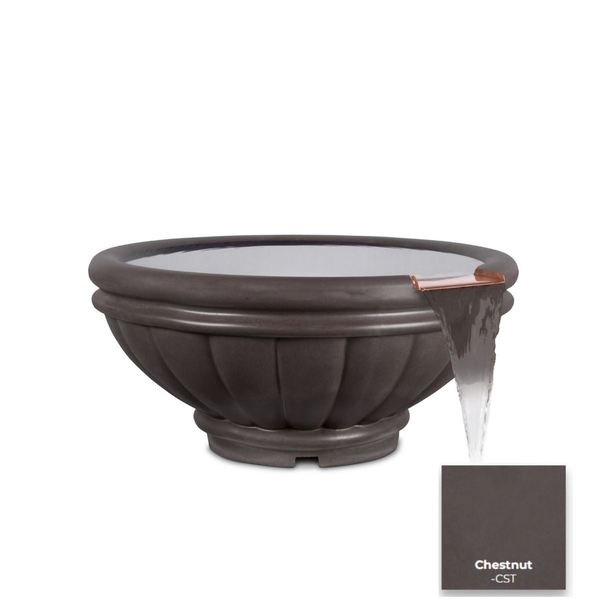 Roma Concrete Water Bowl by The Outdoor Plus - Free Cover Included