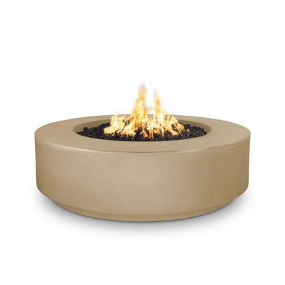 Florence Concrete 42" Fire Pit 12" Tall by The Outdoor Plus - Free Cover Included