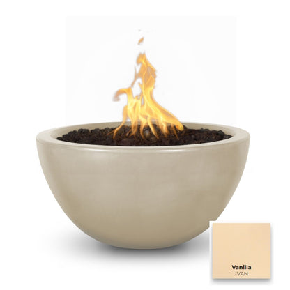 Luna Concrete Fire Bowl by The Outdoor Plus - Free Cover Included