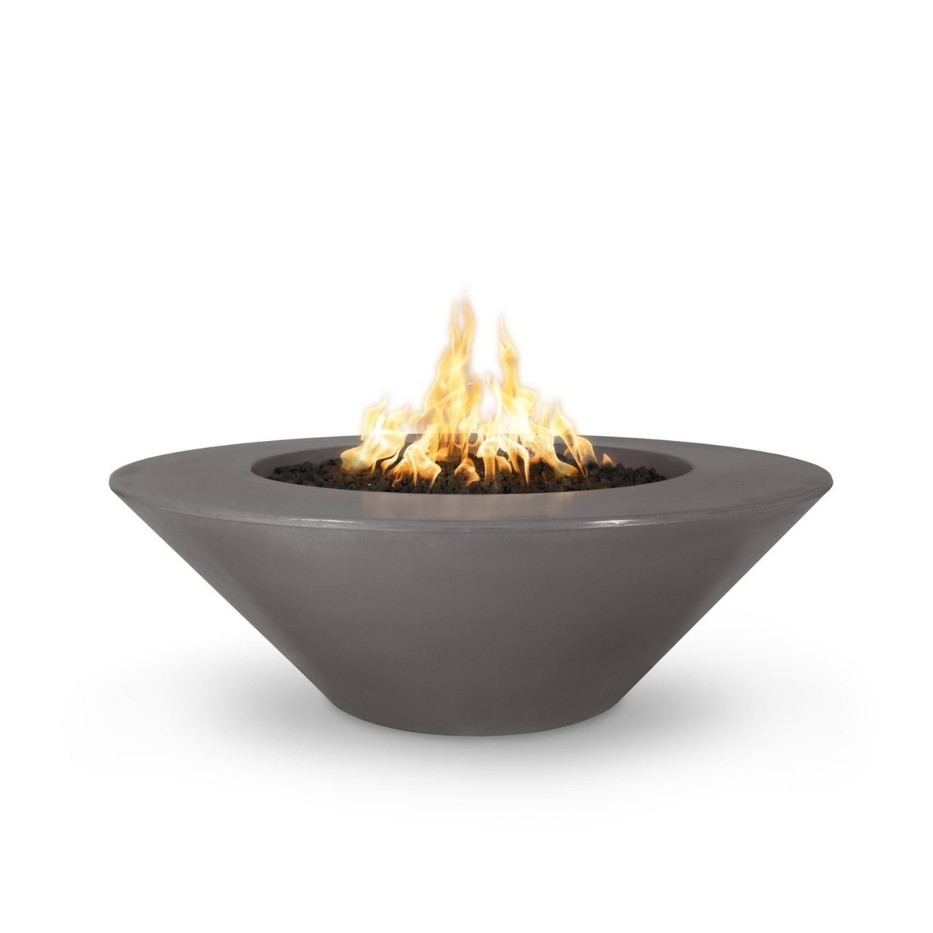 Cazo Concrete Fire Pit Wide Ledge by The Outdoor Plus - Free Cover Included