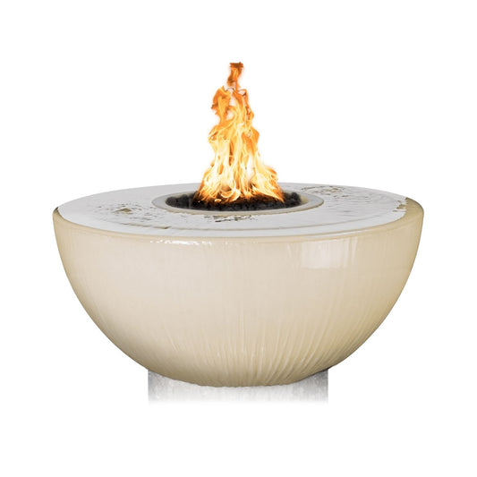 38" Sedona 360° Spill Concrete Fire & Water Bowl by The Outdoor Plus - Free Cover Included