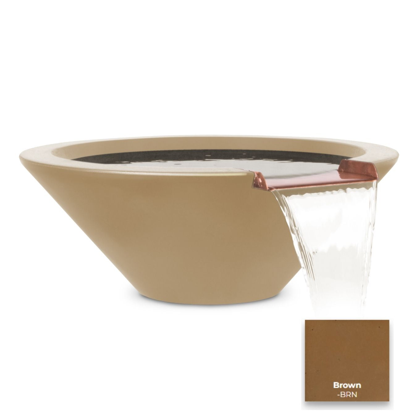 Cazo Concrete Water Bowl by The Outdoor Plus - Free Cover Included