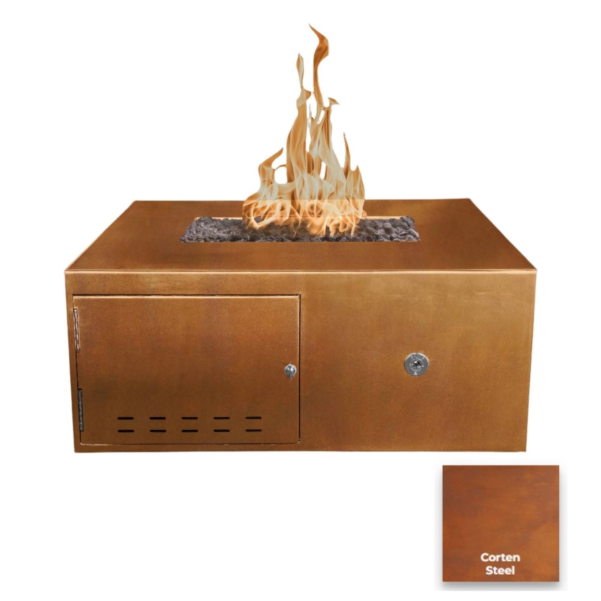 Gallaway Low Profile Fire Pit by The Outdoor Plus - Free Cover Included