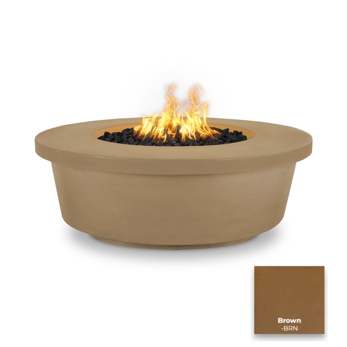 Tempe Concrete Fire Pit by The Outdoor Plus - Free Cover Included