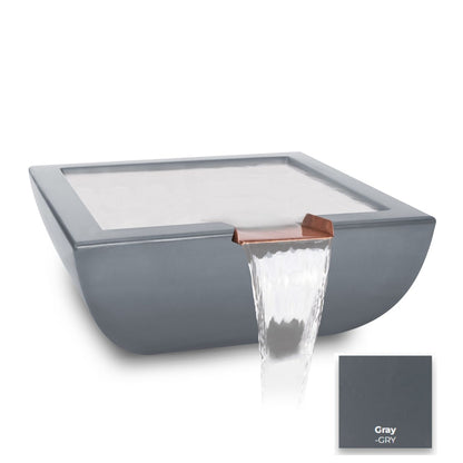 Avalon Concrete Water Bowl by The Outdoor Plus - Free Cover Included