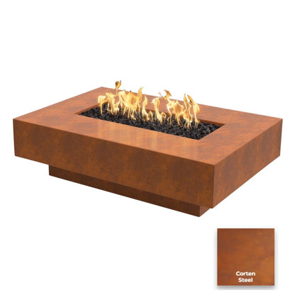 Cabo Linear Metal Fire Pit by The Outdoor Plus - Free Cover Included