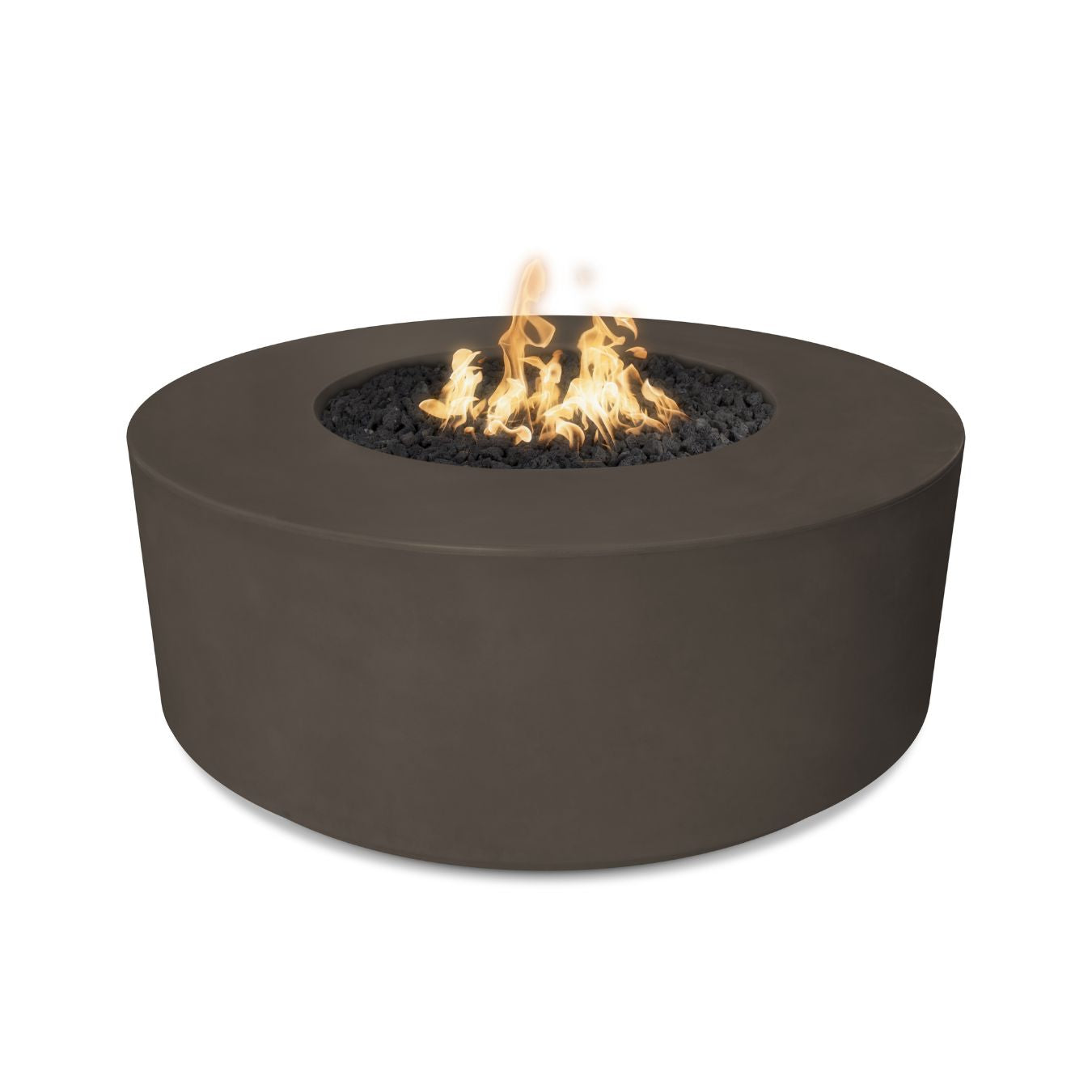 Florence Concrete Fire Pit 54" by The Outdoor Plus - Free Cover Included