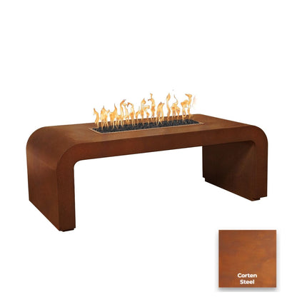 Calabasas Metal Fire Table by The Outdoor Plus - Free Cover Included