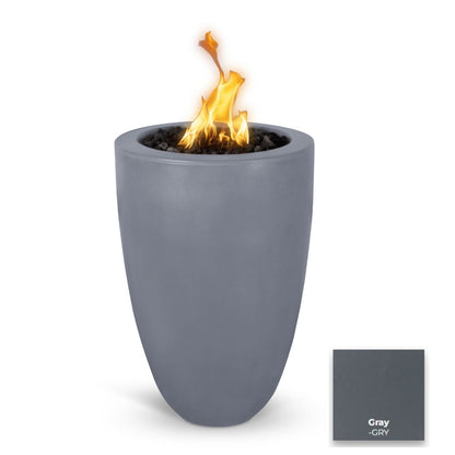 Castillo Concrete Fire Pillar by The Outdoor Plus - Free Cover Included