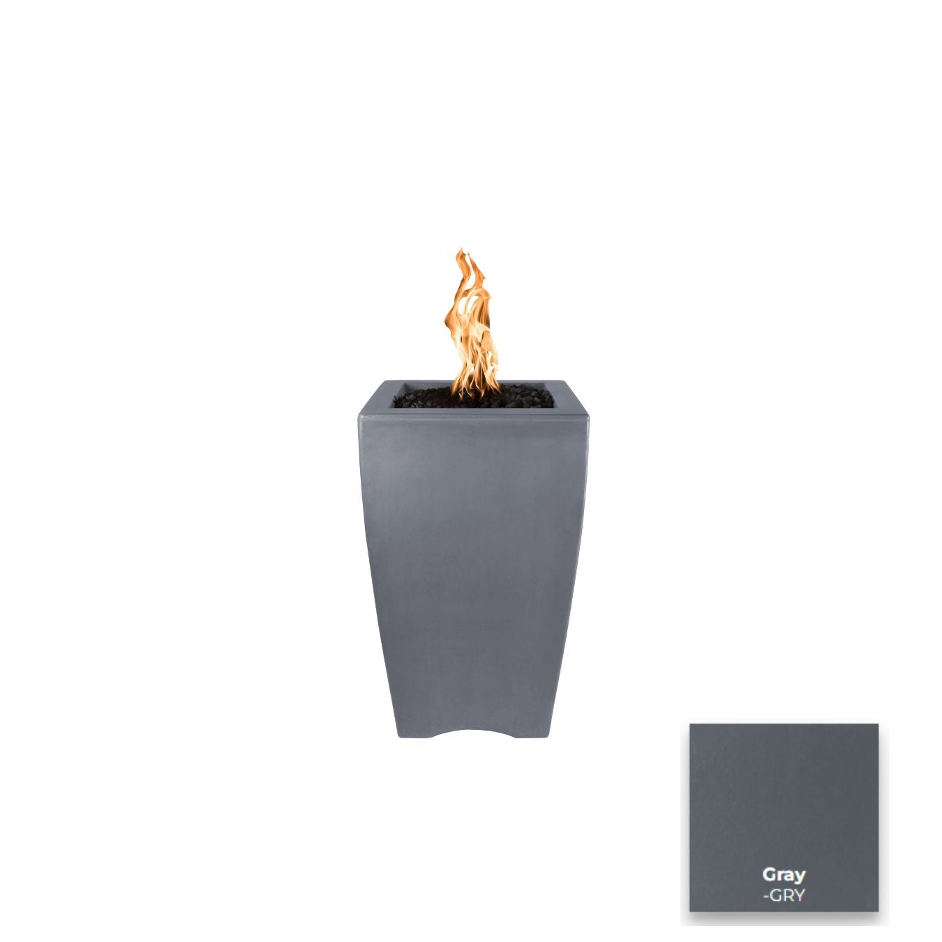 Baston Concrete Fire Pillar by The Outdoor Plus - Free Cover Included