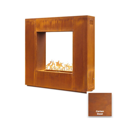 Williams Outdoor Fireplace - Powder Coated Metal by The Outdoor Plus