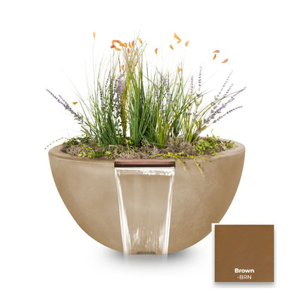 Luna Concrete Planter & Water Bowl by The Outdoor Plus