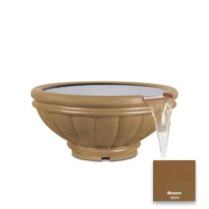 Roma Concrete Water Bowl by The Outdoor Plus - Free Cover Included