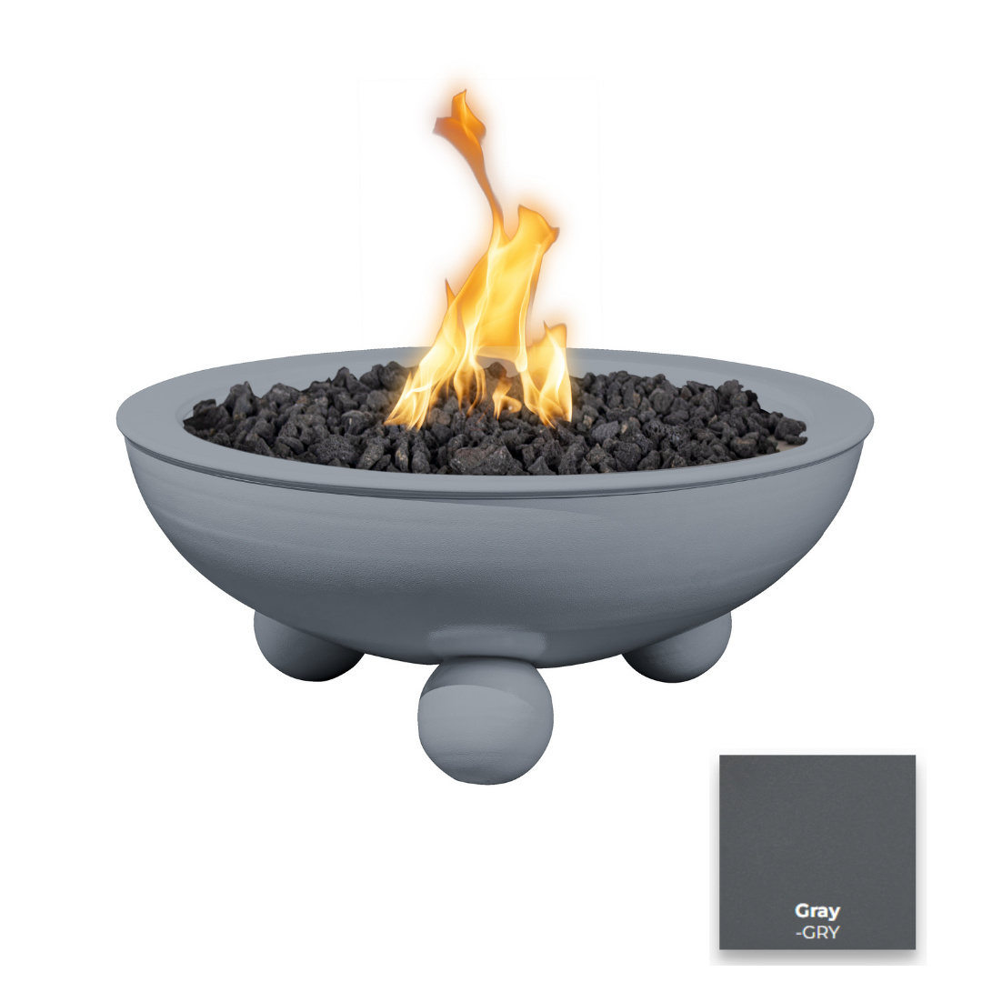 Sedona Fire Bowl with Round Legs by The Outdoor Plus - Free Cover Included