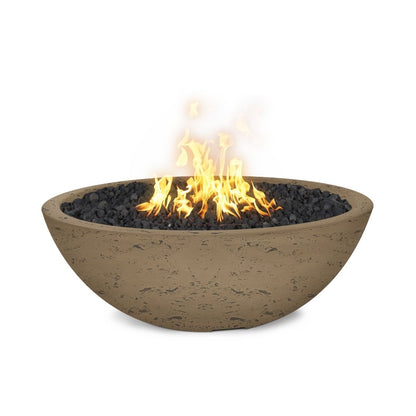 Sedona Concrete Fire Pit - Narrow Ledge by The Outdoor Plus - Free Cover Included