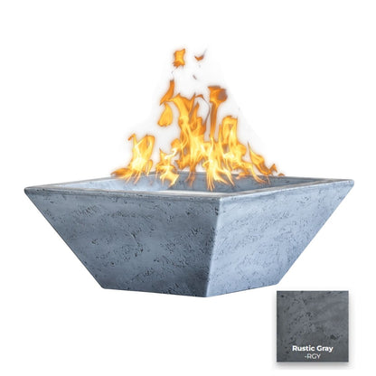 Maya Concrete Fire Bowl by The Outdoor Plus - Free Cover Included