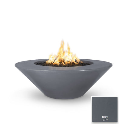 Cazo Concrete Fire Pit Wide Ledge by The Outdoor Plus - Free Cover Included