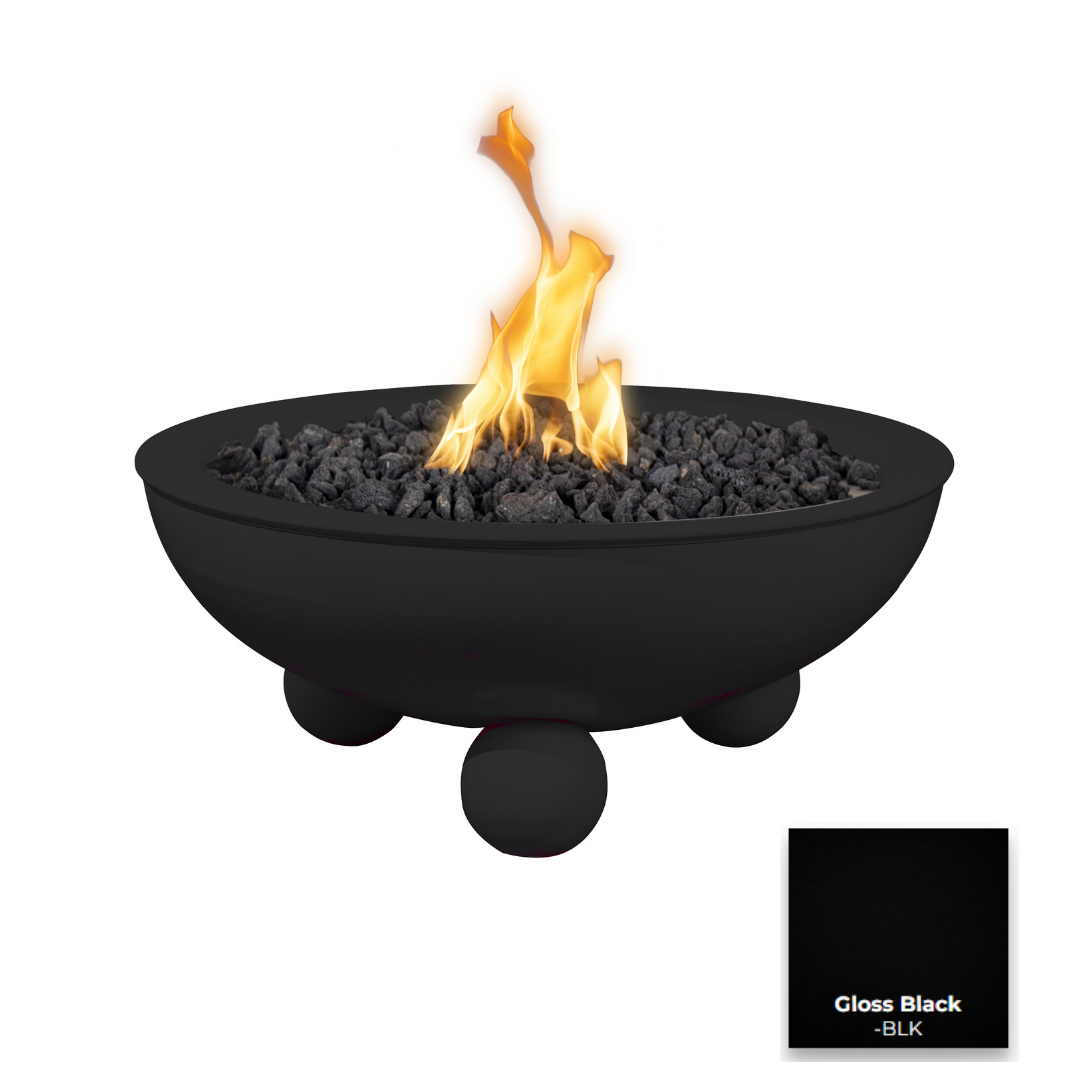 Sedona Fire Bowl with Round Legs by The Outdoor Plus - Free Cover Included