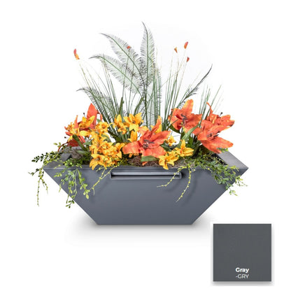 Maya Powdercoated Steel Planter & Water Bowl by The Outdoor Plus