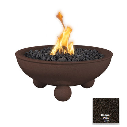 Sedona Fire Bowl with Round Legs by The Outdoor Plus - Free Cover Included