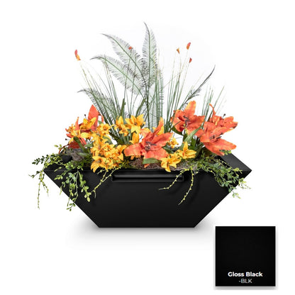 Maya Powdercoated Steel Planter & Water Bowl by The Outdoor Plus