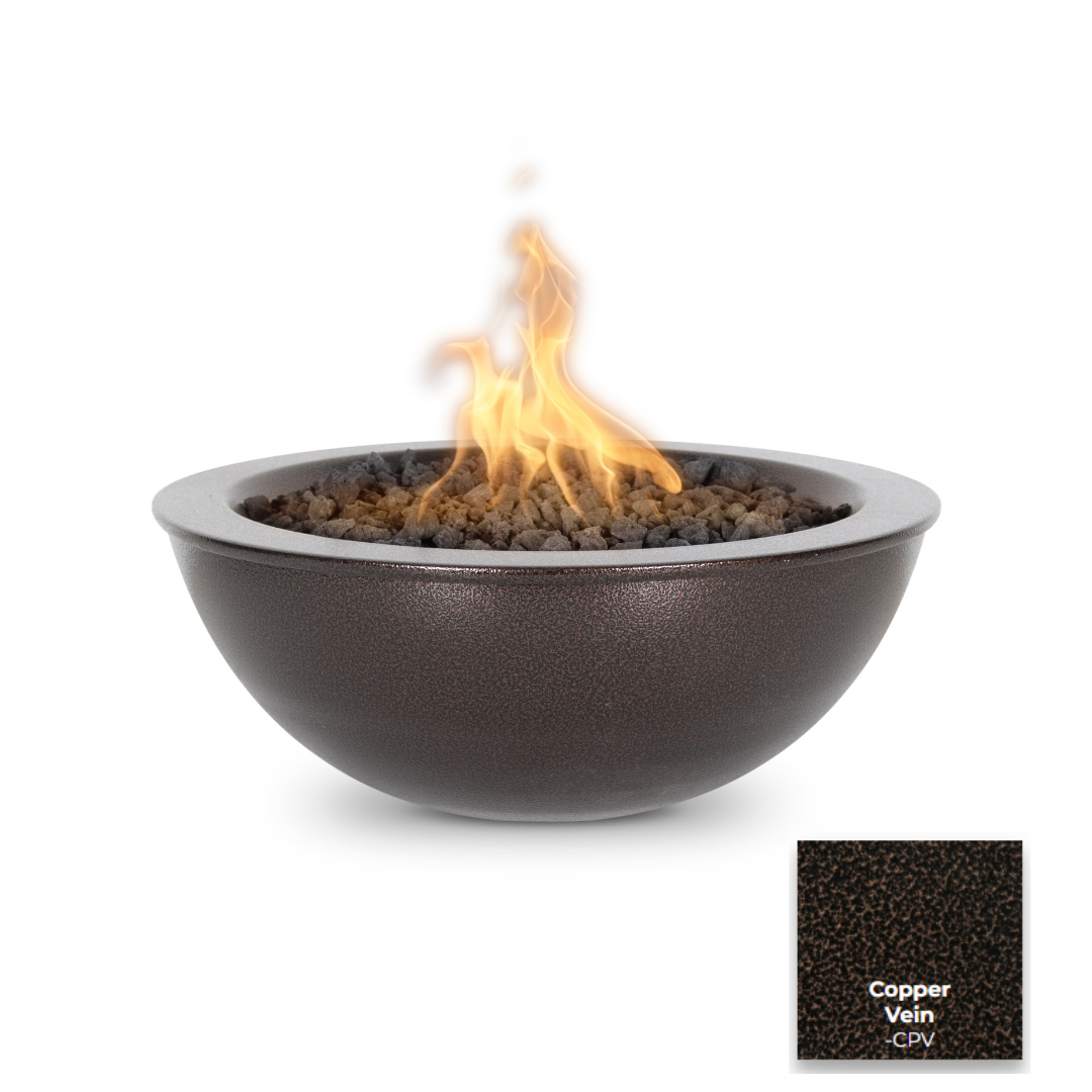 Sedona Powdercoated Steel Fire Bowl by The Outdoor Plus - Free Cover Included