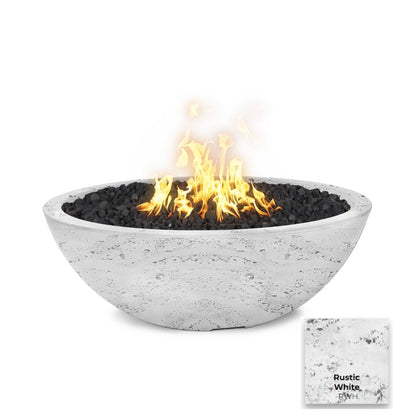 Sedona Concrete Fire Pit - Narrow Ledge by The Outdoor Plus - Free Cover Included