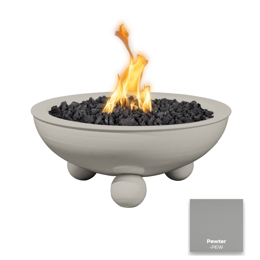 Sedona Fire Bowl with Round Legs by The Outdoor Plus - Free Cover Included