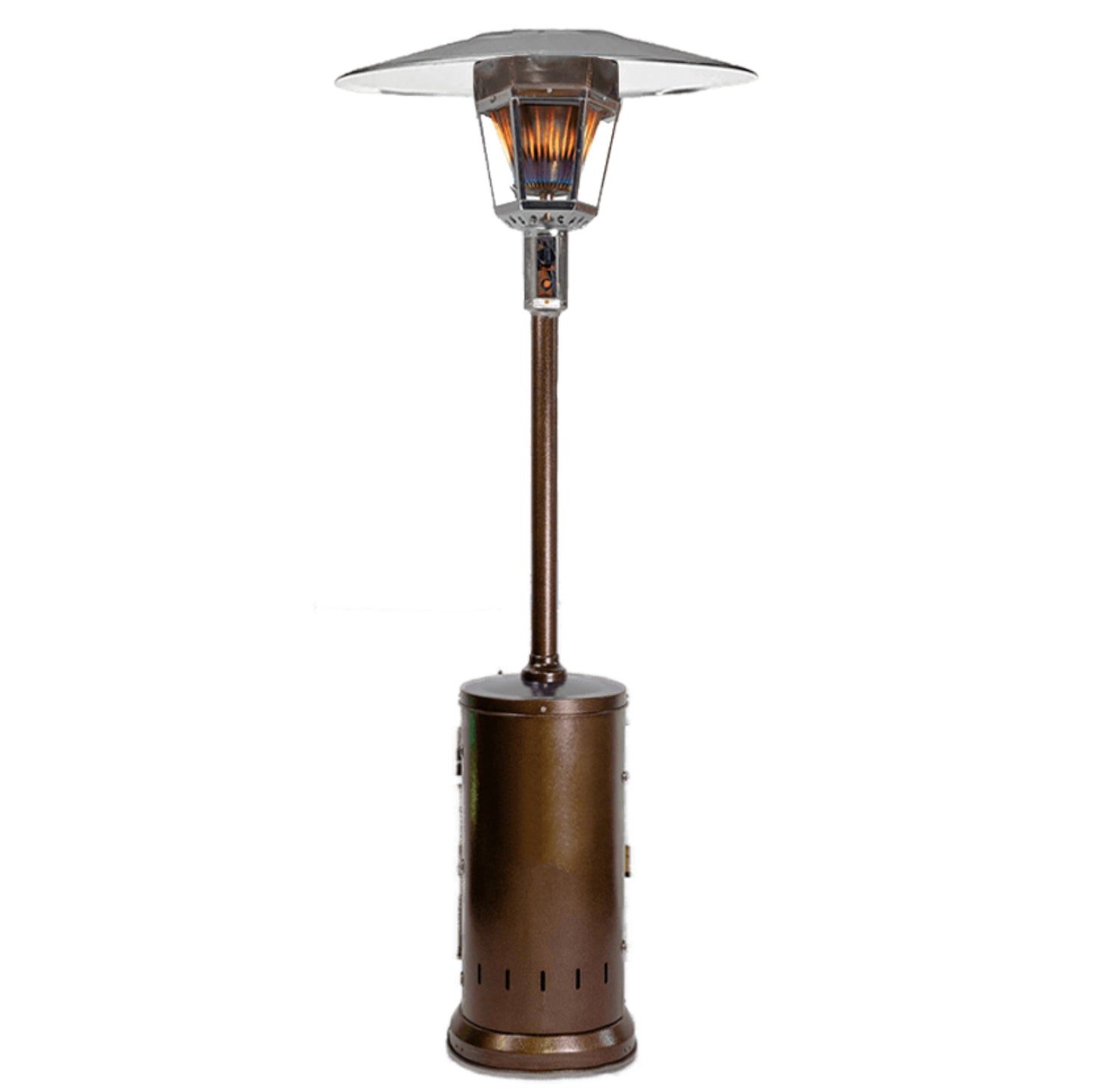 96" Real Flame Natural Gas Patio Heater - Antique Bronze Finish