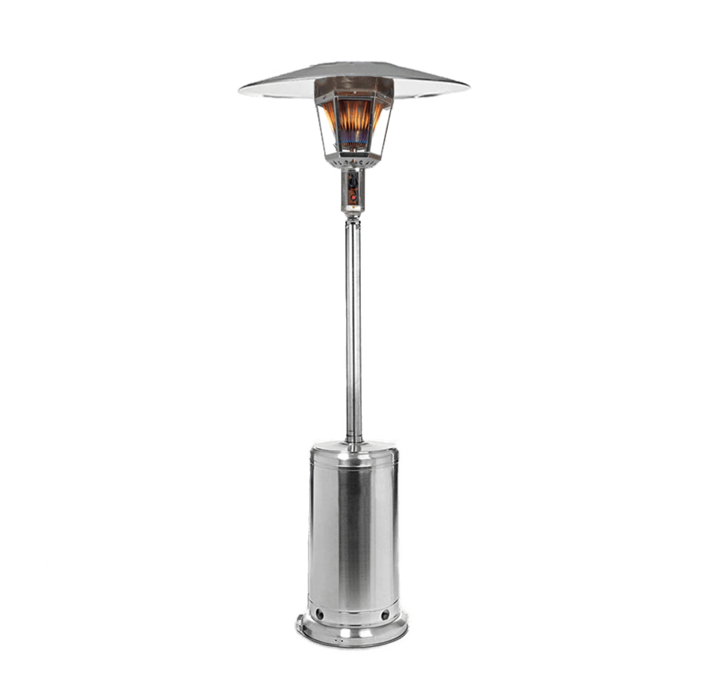 96" Real Flame Natural Gas Patio Heater - Stainless Steel Finish