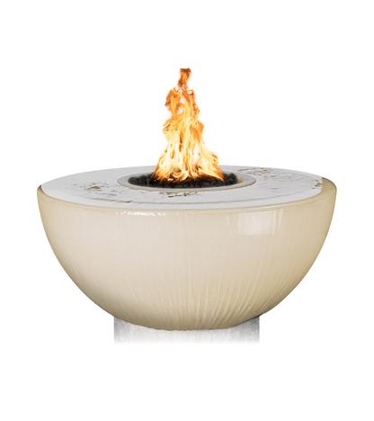 The Outdoor Plus Sedona 360° Concrete Fire & Water Bowl - Free Cover