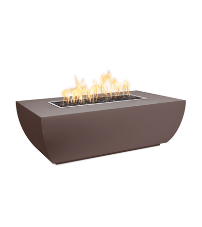The Outdoor Plus Avalon Linear Metal Fire Pit - 15" Tall + Free Cover