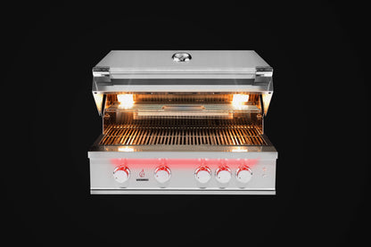 TrueFlame - 4 Burner Gas Grill - 32"