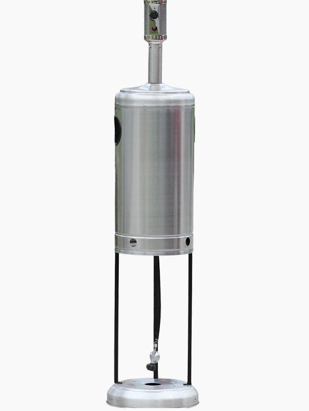96" Real Flame Propane Patio Heater - Stainless Steel Finish