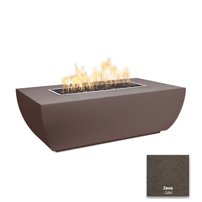 Avalon Linear Metal Fire Pit - 15" Tall by The Outdoor Plus - Free Cover Included