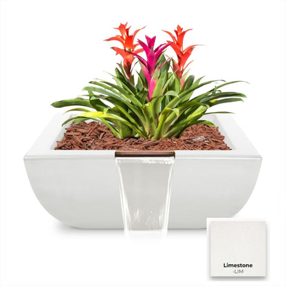 Avalon Concrete Planter & Water Bowl by The Outdoor Plus