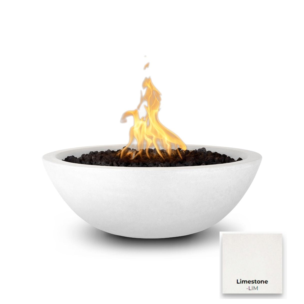 Sedona Concrete Fire Bowl by The Outdoor Plus - Free Cover Included