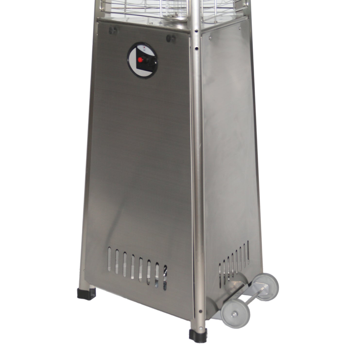 93" Pyramid Flame Propane Patio Heater - Stainless Steel Finish