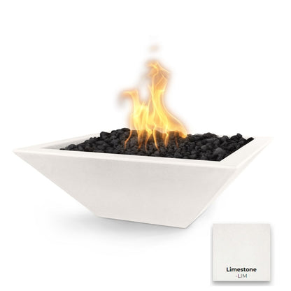 Maya Concrete Fire Bowl by The Outdoor Plus - Free Cover Included