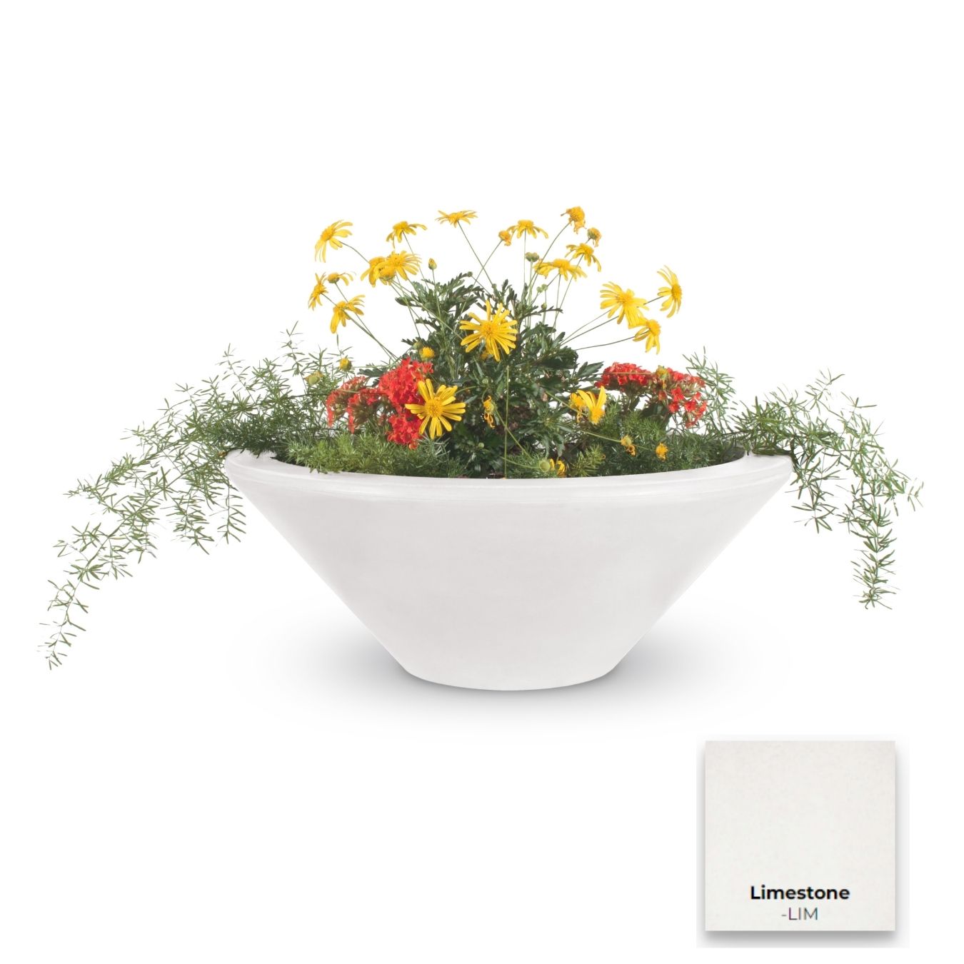 Cazo Concrete Planter Bowl by The Outdoor Plus