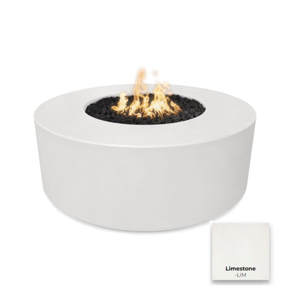 Florence Concrete Fire Pit 54" by The Outdoor Plus - Free Cover Included