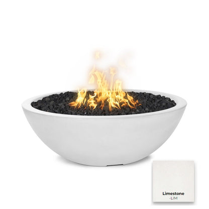 Sedona Concrete Fire Pit - Narrow Ledge by The Outdoor Plus - Free Cover Included