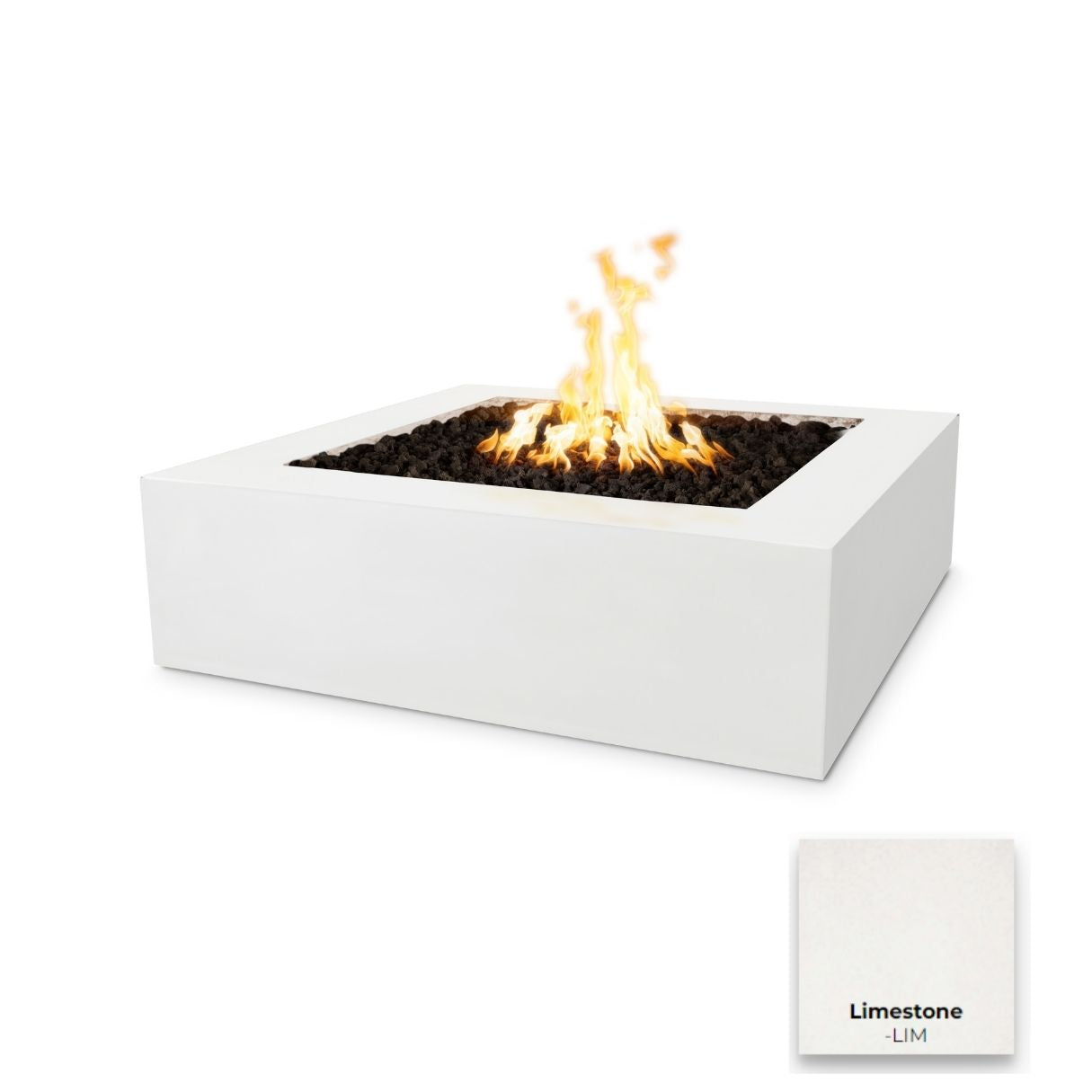 Quad Concrete Fire Pit by The Outdoor Plus - Free Cover Included